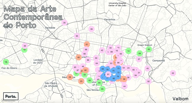 Mapa da Arte Porto