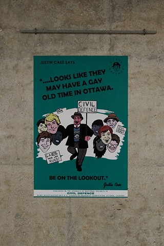 Justin Case Propaganda Poster