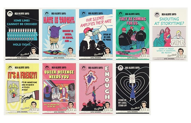 Bea Alerte: Cold War Queer Safety Posters