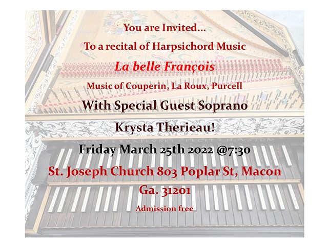 *Harpsichord concerts!*