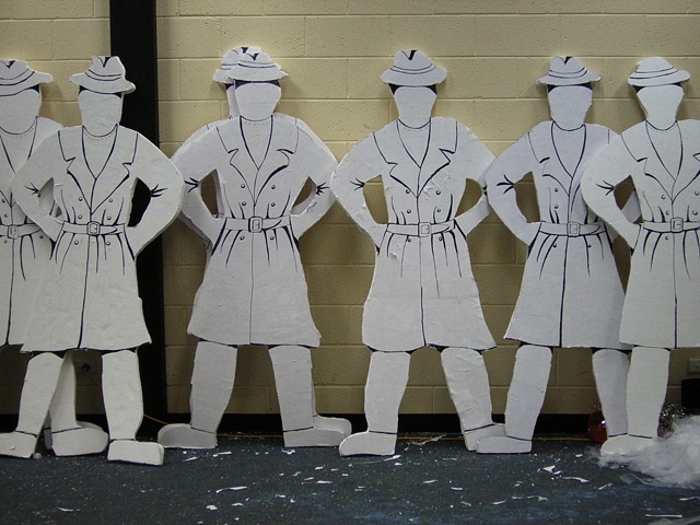 Cut Out Puppets for Bridgewater High School