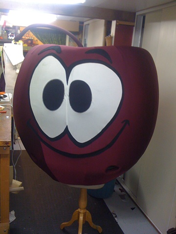 Cherry Mascot for the Cherry Shed in Latrobe