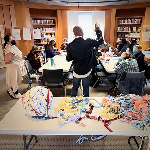 Crochet Jam with Ramekon O’Arwisters,
African American Center, San Francisco Main Public Library