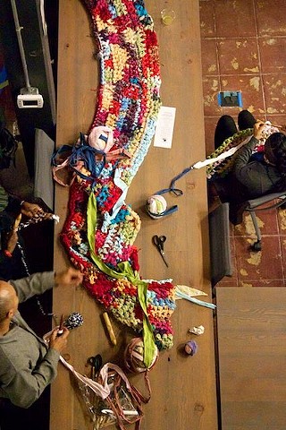 Crochet Jam, Omi Gallery, Impact Hub Oakland, Oakland, CA  2014

