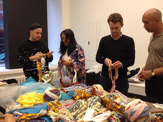 Crochet Jam, Artadia: the Fund for Art & Dialogue Celebrates 15th Anniversary with Exhibition, Curator: Gianni Jetzer, Longhouse Projects, NYC, September 13–October 25, 2014