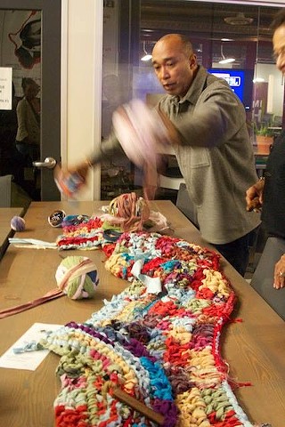 Crochet Jam, Omi Gallery, Impact Hub Oakland, August 2014