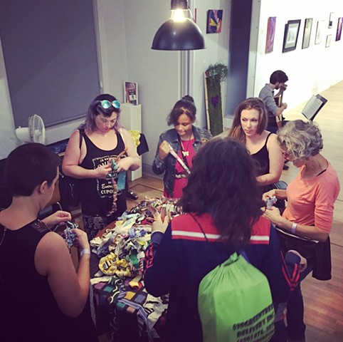 Crochet Jam with Stonewall Alliance at monca, Chico, CA