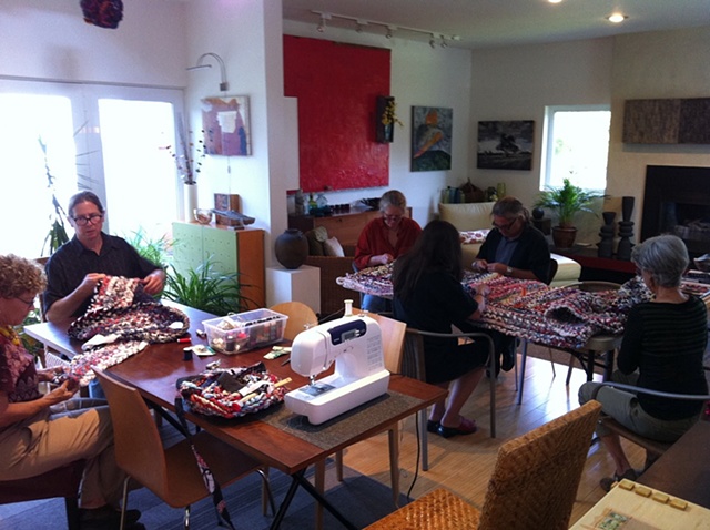 STITCH 2011, a weekly,community-based sewing bee to support The Spirit Tapestry Project