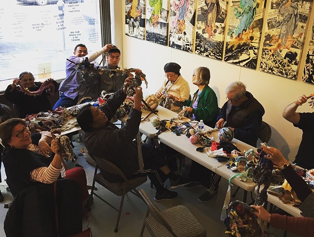 Crochet Jam, Bethany Senior Center, San Francisco 2018