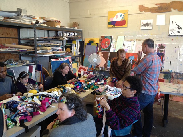 Crochet Jam, NIAD Art Center, Richmond, California  2015