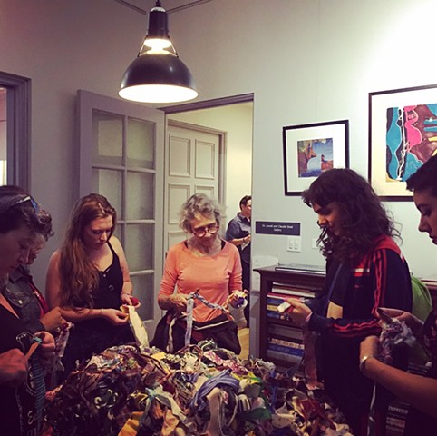 Crochetjam with Stonewall Alliance and Museum of Northern California Art (monca), Chico, Ca