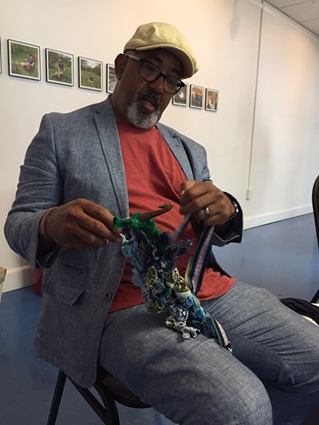 Crochet Jam at Diversity, Richmond, VA in conjunction with Queer Threads Symposium, VCU April 2017