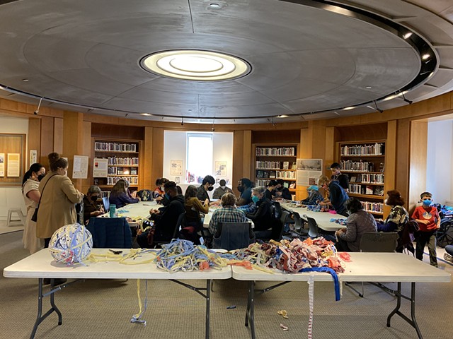 Crochet Jam with Ramekon O’Arwisters, African American Center, San Francisco Main Public Library