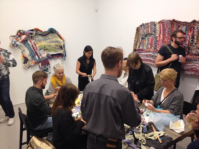 Crochet Jam, Artadia Celebrates 15th Anniversary with Exhibition, Curator: Gianni Jetzer, Longhouse Project, NYC, September 13–October 25, 2014