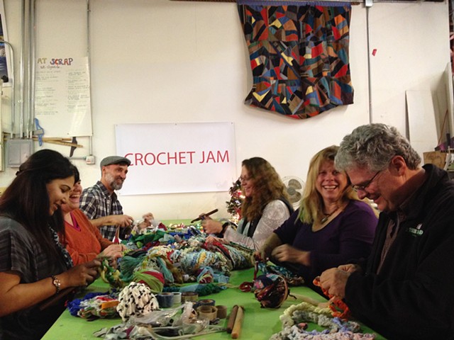 SCRAP SF hosts Crochet Jam with Ramekon O’Arwisters