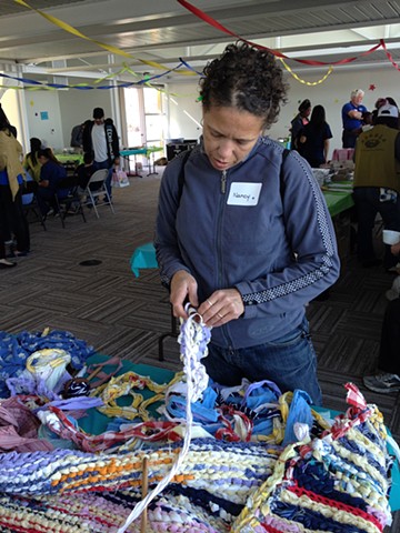 Crochet Jam, SF ArtSpan, Family Art Day