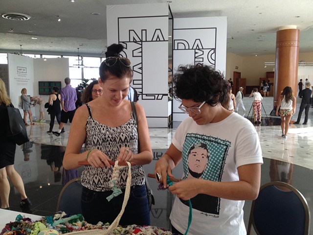 Crochet Jam, NADA MiamiBeach, sponsored by ARTADIA  2014