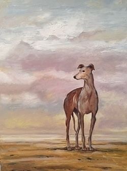 Pet Portraits and Greyhound art