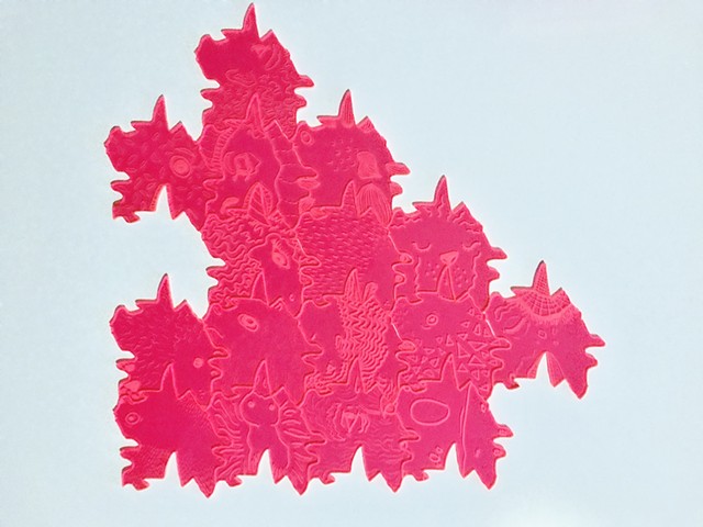 Pink Puzzle Box (Detail)