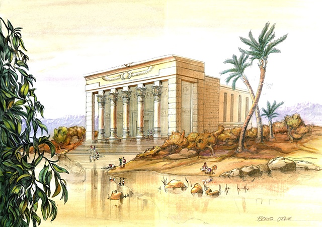 Set Design Concept 
Egypt - Inspired by David Roberts