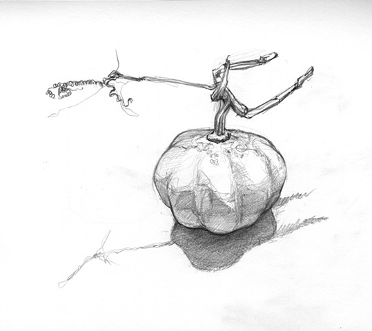 Gesture Sketch of Gourd