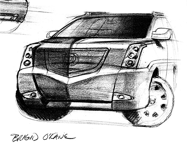 Cadillac Escalade Concept Sketch 03