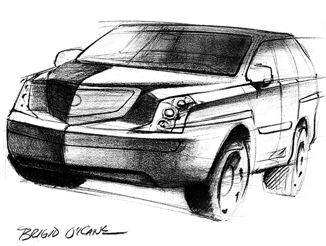 Cadillac Escalade Concept Sketch 07