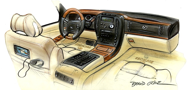 Cadillac Escalade Interior Concept Rendering
