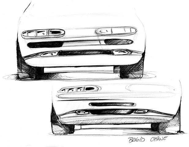 Oldsmobile Intrigue Sketch 
Exterior Graphics 02