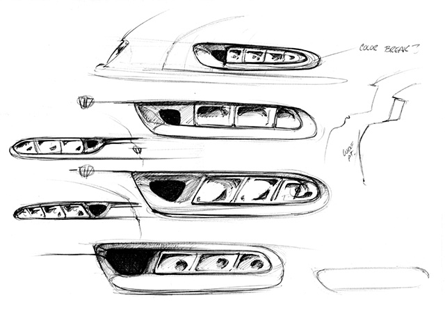 Oldsmobile Intrigue Concept Sketch
Exterior Headlights