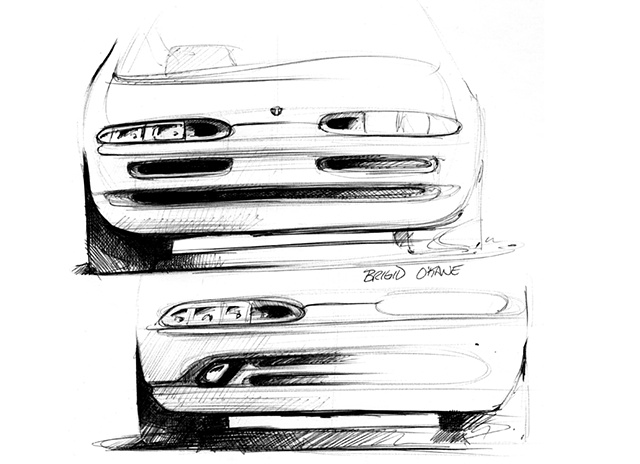Oldsmobile Intrique Sketch 
Exterior Graphics 03