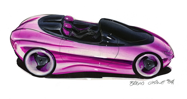 Pontiac Advanced Concept Vehicle
Hot Pink Convertible 