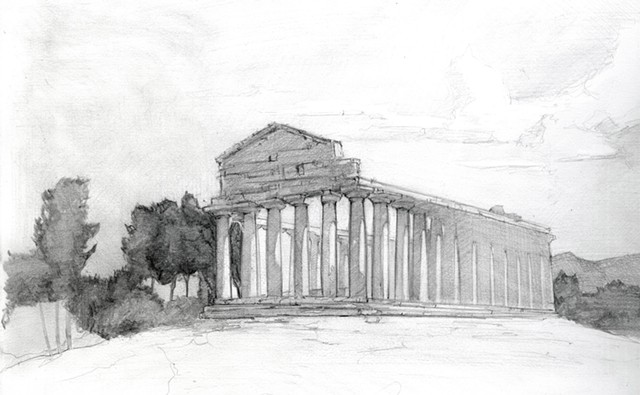 Temple of Athena, Paestum Italy