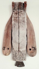 Conny Hatch Ukpik (Snowy Owl) 2014 Found Object Assemblage Turtle Gallery Maine