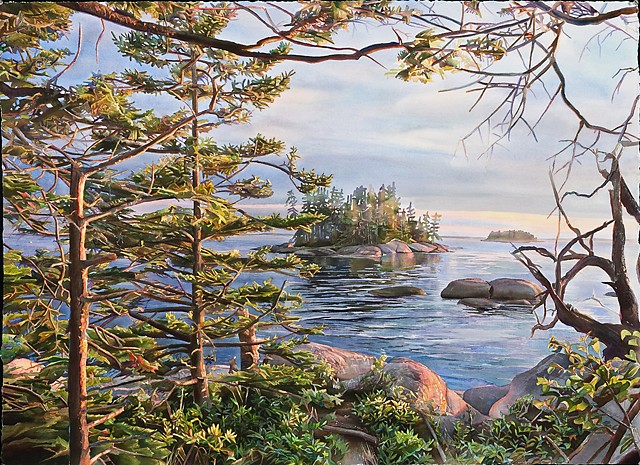 Marjorie Glick, The Turtle Gallery, Deer Isle, Maine, Watercolor, Maine Coast