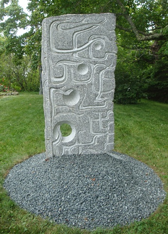 Andreas von Huene, stone, sculpture, Turtle Gallery, Deer Isle, Maine, Stonington, Blue Hill, Bar Harbor