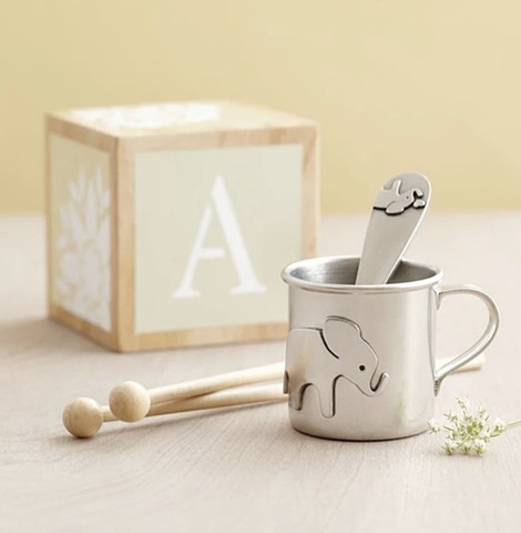 Baby Elephant Cup and Spoon