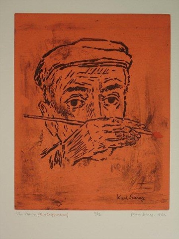 Karl Schrag, artist, printmaker, Turtle Gallery, Deer Isle, Maine, Stonington, Blue Hill, Bar Harbor