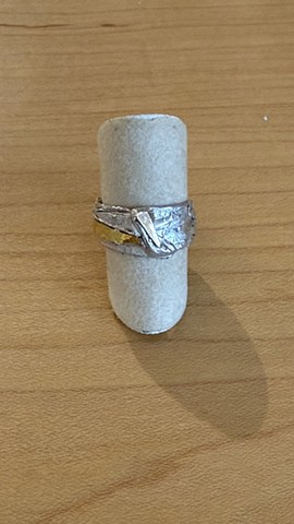 Ring - S/S, 14KY, 24K (small)