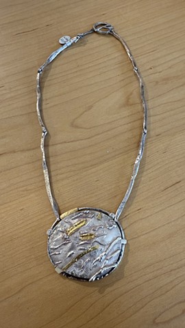 Necklace - S/S 24K Diamond