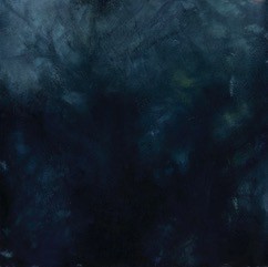 Adele Ursone, Night Study, Oil on panel, woman artist, landscape painter, Deer Isle, Maine
