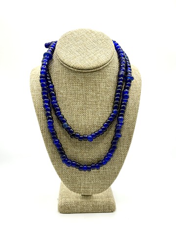 Blue Dutch dogon beads (18th Century, Mali)