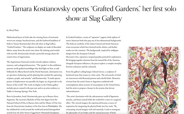 Transborder Art Review of Grafted Gardens