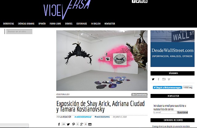 Vice Versa Mag Reviews Natural Resistance at Y Gallery 