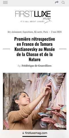 Première rétrospective en France de Tamara Kostianovsky au Musée de la Chasse et de la Nature