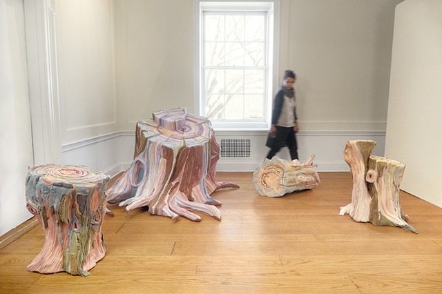Nature Made Flesh, Installation View at Wave Hill Garden, Bronx, NY