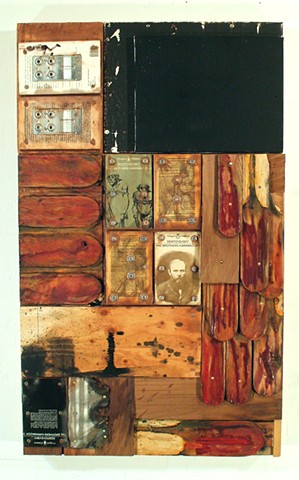 mixed media assemblage