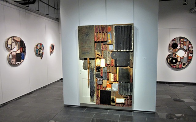 Shenkman Gagne book art shaped art Alpha+Gallery Schwitters Rauschenberg Johns