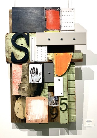 assemblage mixed media recycled materials arte povera