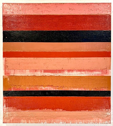 mixed media abstract grid painting oil painting assemblage collage art 